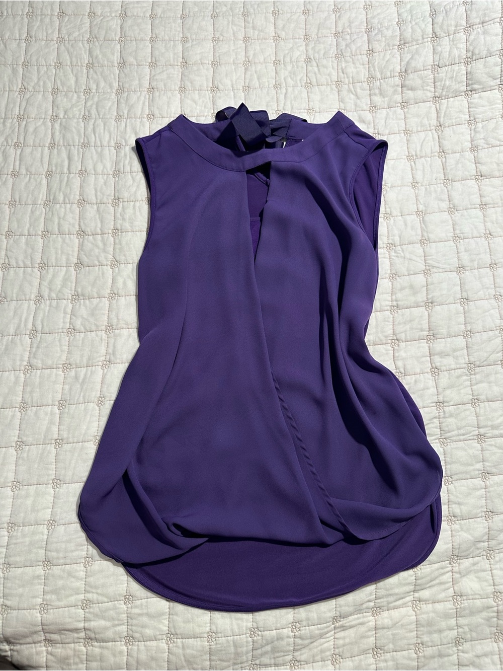 41 Hawthorn Violet Twist Neck Blouse